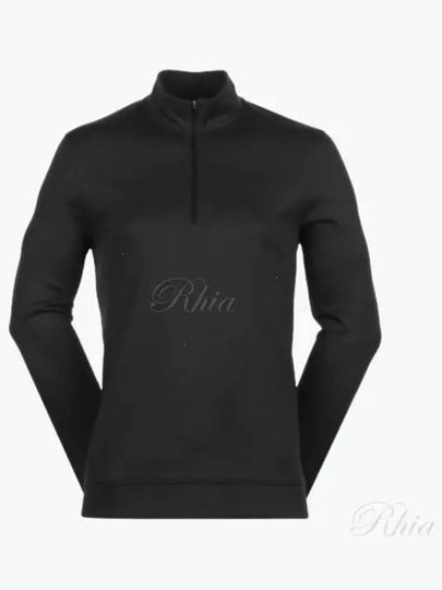 Golf Tour Half Zip Long Sleeve T-Shirt Black - NIKE - BALAAN 2