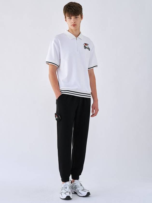 Hook slice ball pocket jogger pants black - GOXO - BALAAN 1