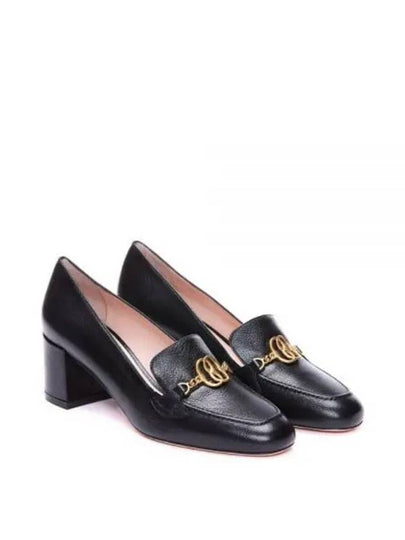 Ellyane Leather Pumps Heel Black - BALLY - BALAAN 2