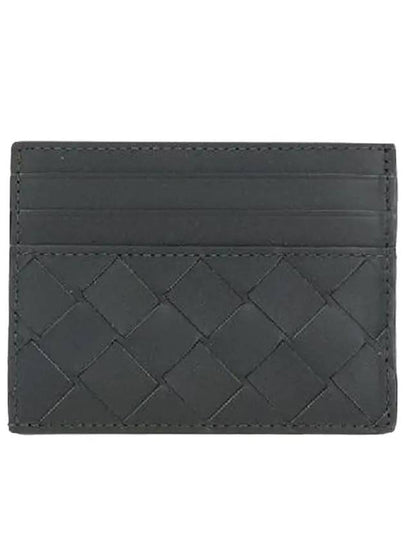 Intrecciato Leather Card Wallet Dark Green - BOTTEGA VENETA - BALAAN 2