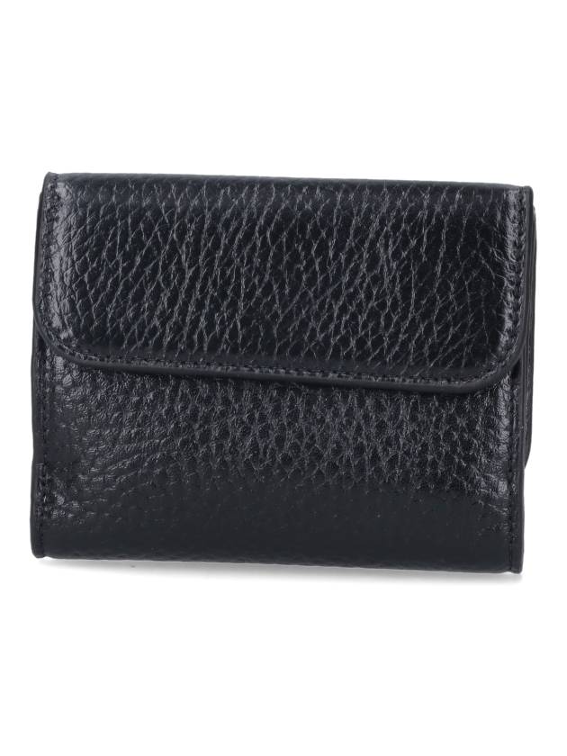 Logo Calfskin Half Wallet Black - CHLOE - BALAAN 4