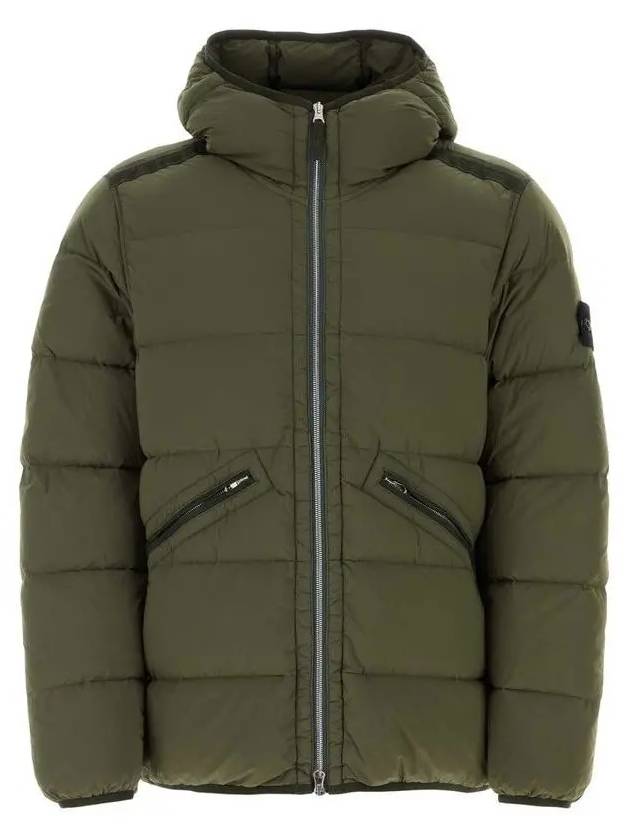 Seamless Tunnel Nylon Down Padding Green - STONE ISLAND - BALAAN 2