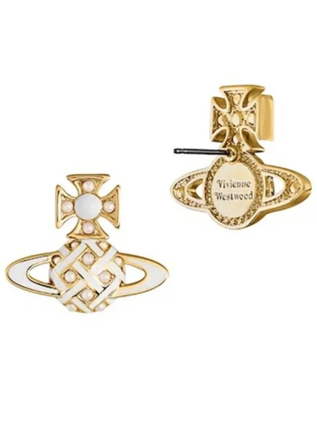 Cash Bath Relief Earrings Gold 505892434 0F0 - VIVIENNE WESTWOOD - BALAAN 3