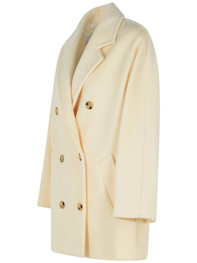 Revus Wool Cashmere Shorts Double Coat Cream - MAX MARA - BALAAN 3