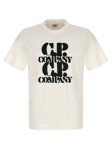 30/1 Jersey Graphic Short Sleeve T-Shirt White - CP COMPANY - BALAAN 1