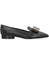 Double bow loafers black - SALVATORE FERRAGAMO - BALAAN 3