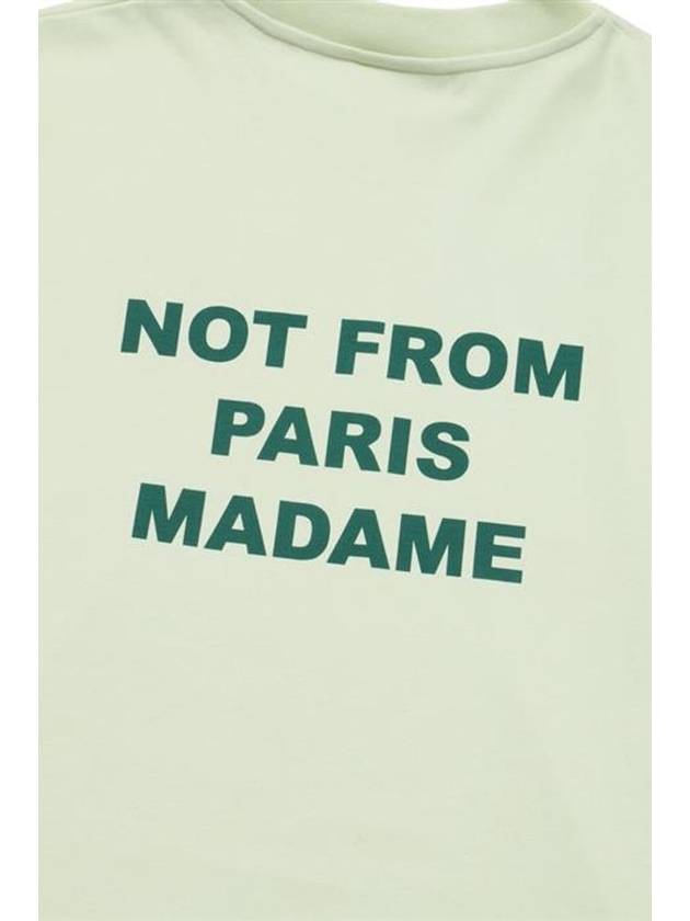 Drold Monsieur Slogan Short Sleeve T Shirt TS101 CO002 LGN - DROLE DE MONSIEUR - BALAAN 5