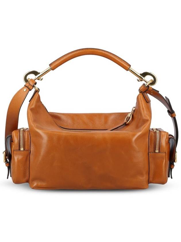 Camera Shiny Leather Shoulder Bag Clay Brown - CHLOE - BALAAN 3