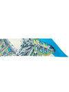 Togo Print Silk Scarf Turquoise - SALVATORE FERRAGAMO - BALAAN 5