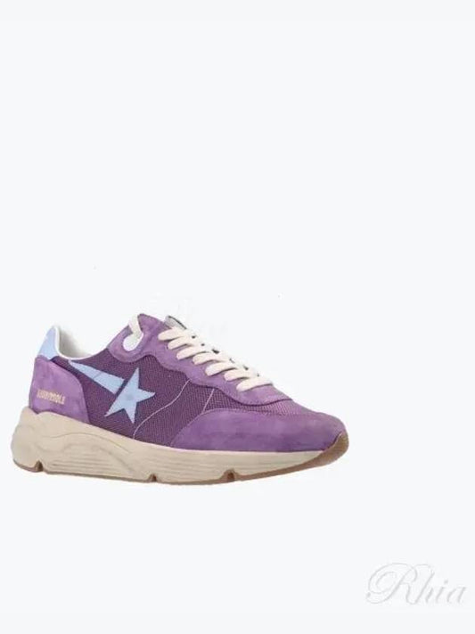 Women's Running Suede Low Top Sneakers Purple - GOLDEN GOOSE - BALAAN 2