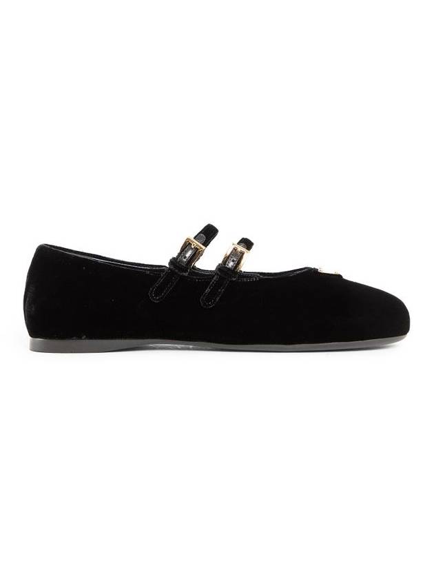 WOMAN BLACK FLATS - PRADA - BALAAN 1