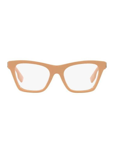 Eyewear Alo Square Horn-rimmed Glasses Beige - BURBERRY - BALAAN 1