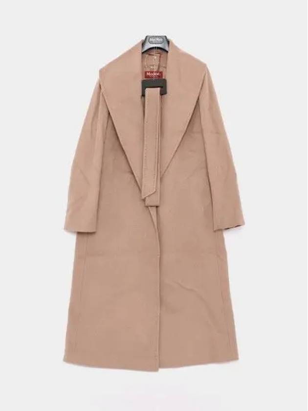 Circolo Belted Single Coat Beige - MAX MARA - BALAAN 2