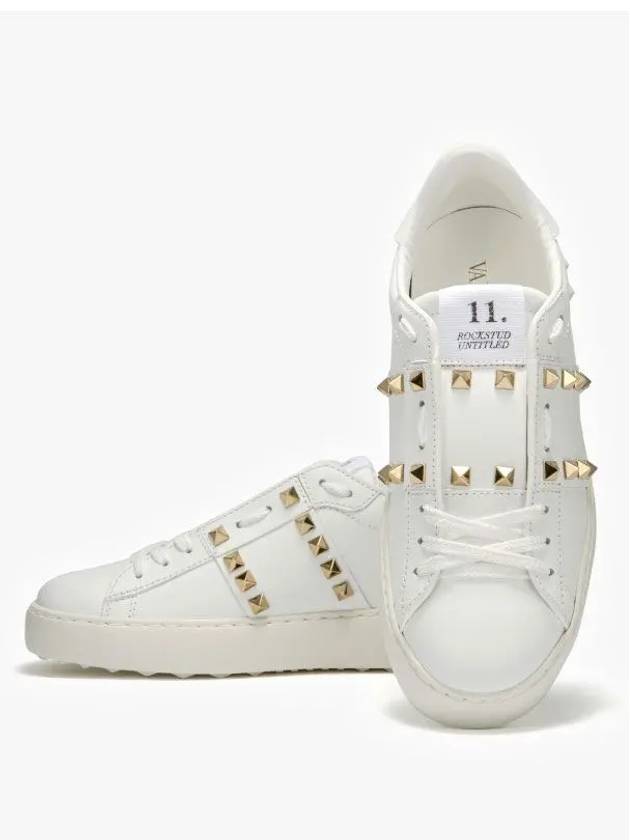 Valentino Garavani Rockstud Untitled low top sneakers 5W2S0A01BHS 0BO - VALENTINO - BALAAN 4