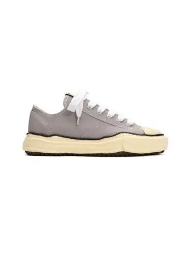 A09FW733 GRAY Peterson VL OG Sole Canvas Low Top Sneakers - MIHARA YASUHIRO - BALAAN 1