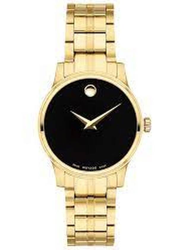 Movado Museum Classic Quartz Black Dial Ladies Watch 0607538 - MOVADO - BALAAN 1