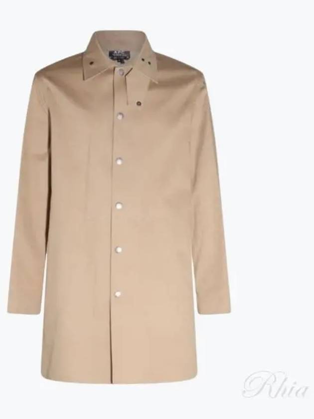 Thibault Cotton Trench Coat Beige - A.P.C. - BALAAN 2