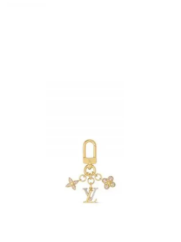 Micro Charms LV Iconic Key Holder Gold - LOUIS VUITTON - BALAAN 2