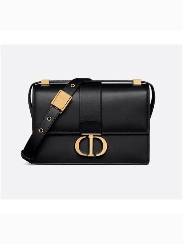 30 Montaigne Calfskin Small Cross Bag Black - DIOR - BALAAN 2