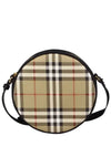 Lewis Check Pattern Round Cross Bag Beige - BURBERRY - BALAAN 2