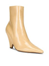 Leather Heel Middle Boots Beige - BOTTEGA VENETA - BALAAN 3