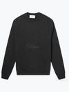 Embroidered Heart Logo Sweatshirt Black - AMI - BALAAN 2