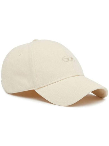 C Run Wash Logo Ball Cap White - DIESEL - BALAAN 1