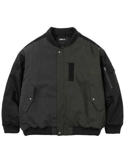 forefold nylon mix bomber jacket gray - AJOBYAJO - BALAAN 2