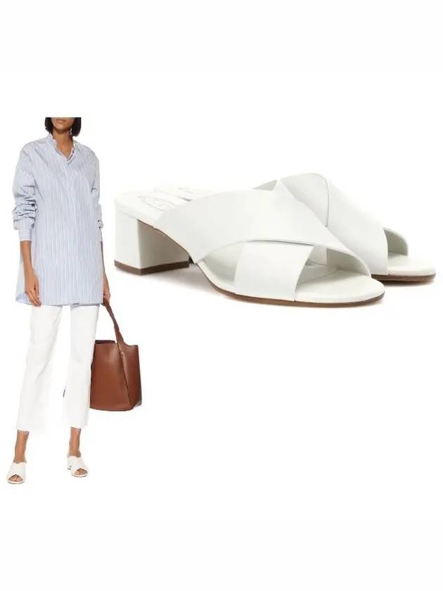 Leather Sandals White XXW38A0U020NB5B001 - TOD'S - BALAAN 1