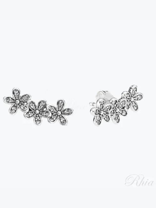 daisy flower stud earrings - PANDORA - BALAAN 2