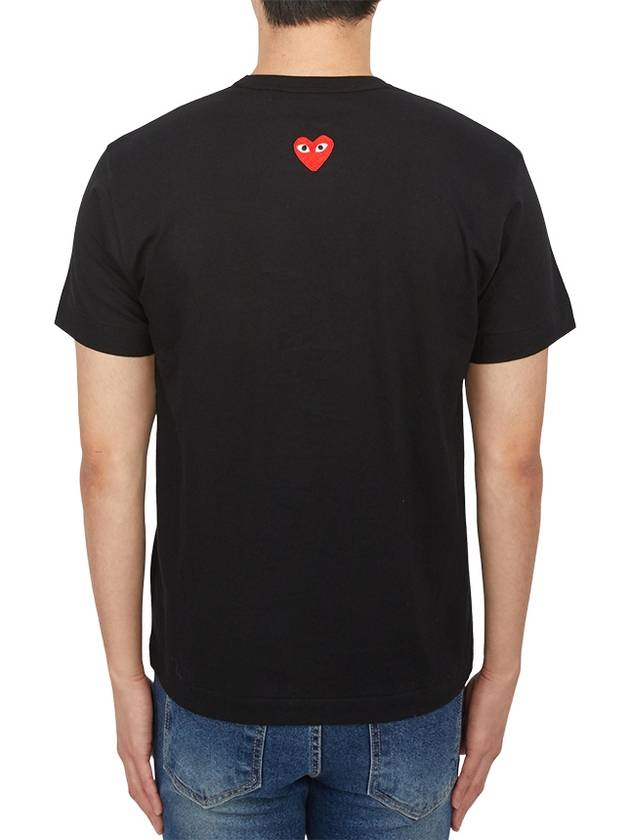 Heart patch short sleeve t shirt black - COMME DES GARCONS PLAY - BALAAN 2