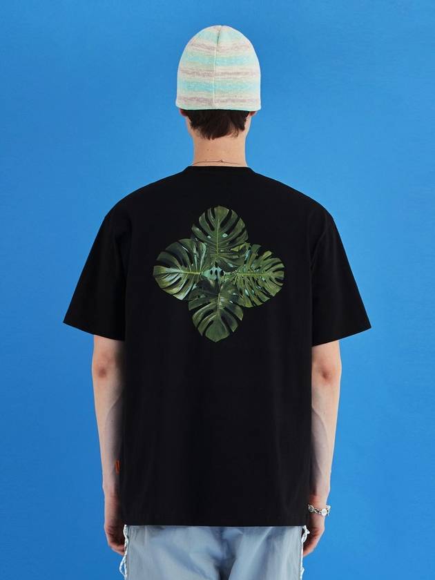 logo leaf tshirt black - UNALLOYED - BALAAN 3
