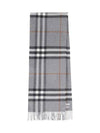 Giant Check Cashmere Scarf Grey - BURBERRY - BALAAN 1