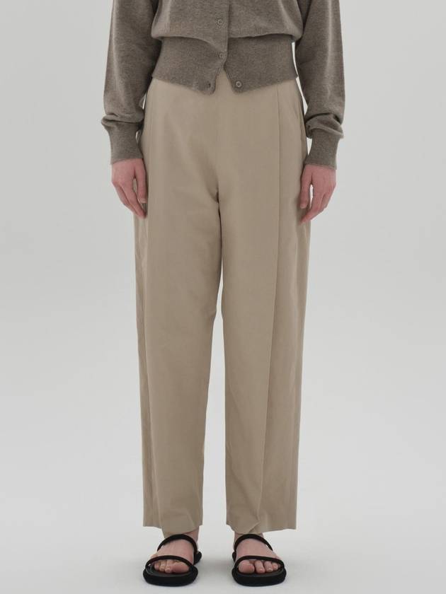 belted round pants ash khaki - JUN BY JUN K - BALAAN 2