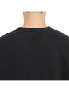 Garment Dyed Cotton Jersey Sweatshirt Black - TEN C - BALAAN 8