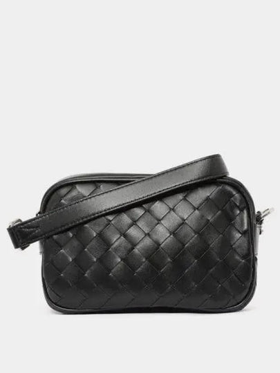 Intrecciato Camera Mini Cross Bag Black - BOTTEGA VENETA - BALAAN 2