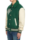 Varsity College Jacket Green - FAMILY FIRST - BALAAN 4