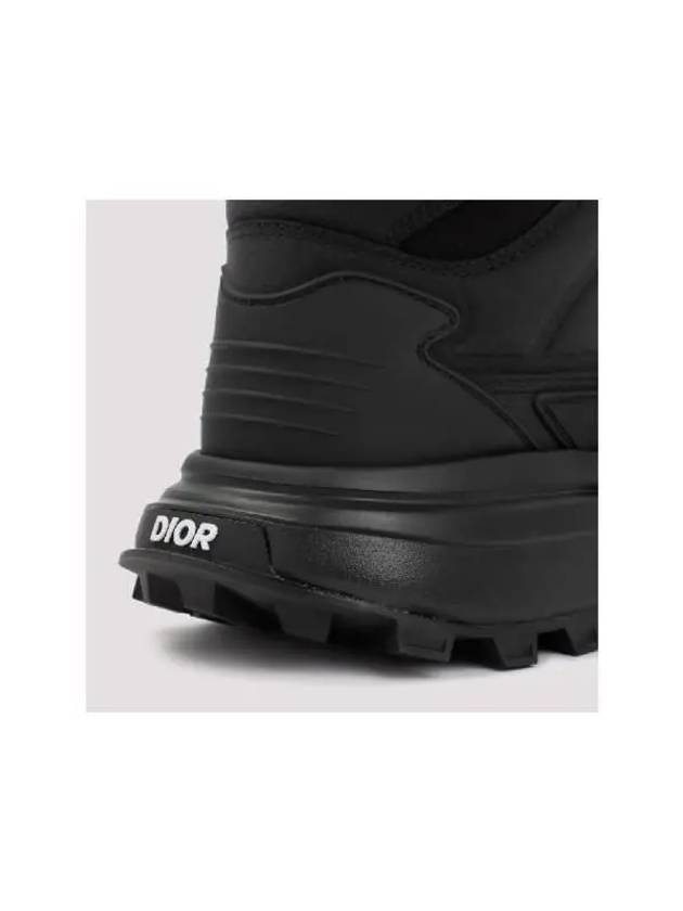 Logo Peak Ankle Boots Black - DIOR - BALAAN 6