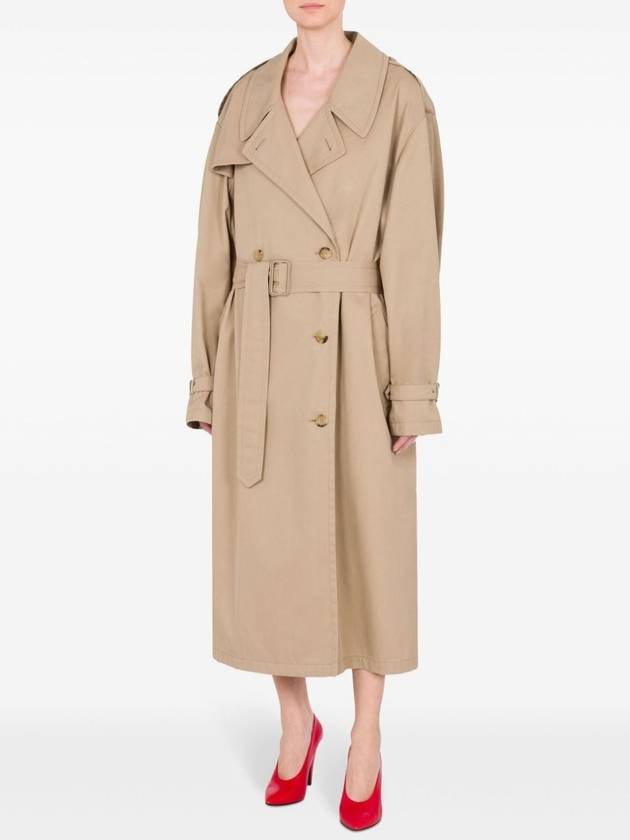 Moschino Coats Beige - MOSCHINO - BALAAN 2