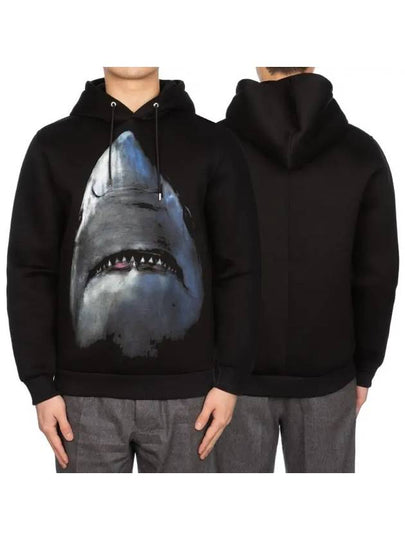 Shark Print Hoodie Black - GIVENCHY - BALAAN 2