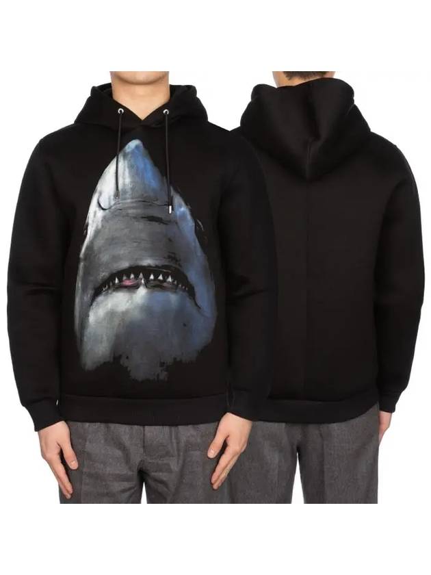 Shark Print Hoodie Black - GIVENCHY - BALAAN 2