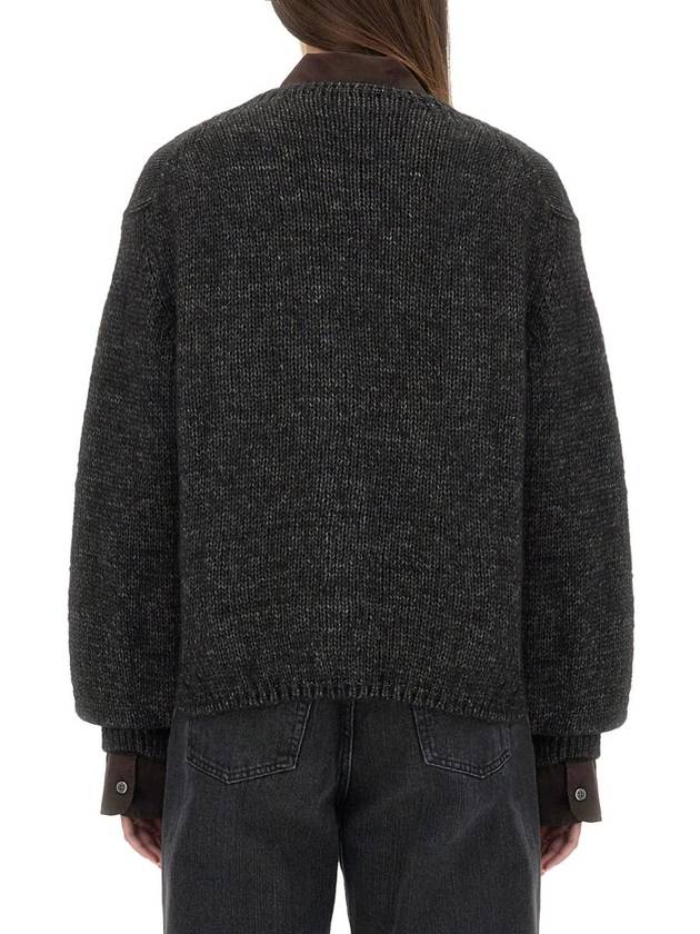 Academy Airy Alpaca Cardigan Black - OUR LEGACY - BALAAN 4