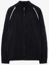 Classic high neck knit zip up black - BLONDNINE - BALAAN 3