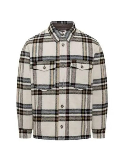 Men's Check Jacket Beige - ISABEL MARANT - BALAAN 2