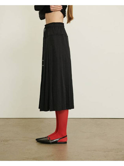 NEW MODERN PLEATED SKIRT BLACK - UNMUTE - BALAAN 2