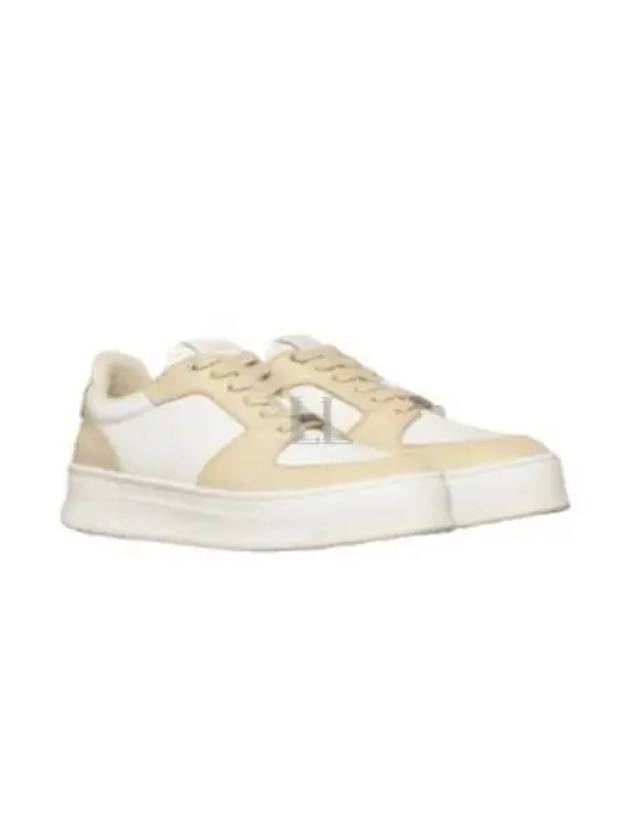 New Lace-Up Arcade Low-Top Sneakers Sand White - AMI - BALAAN 2