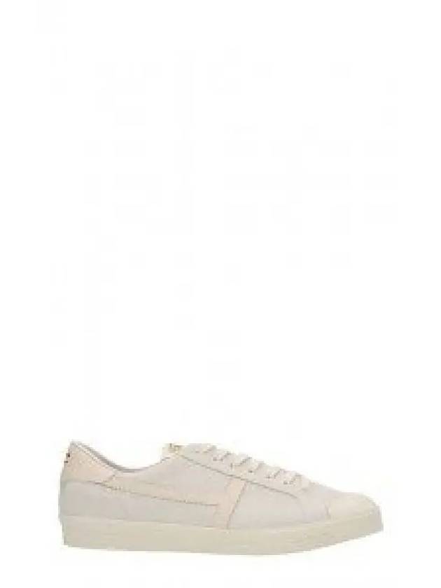 Suede Jarvis Low Top Sneakers White - TOM FORD - BALAAN 2