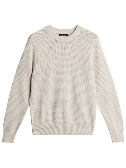 Men's Oliver Structure Knit Top Moonbeam - J.LINDEBERG - BALAAN 2