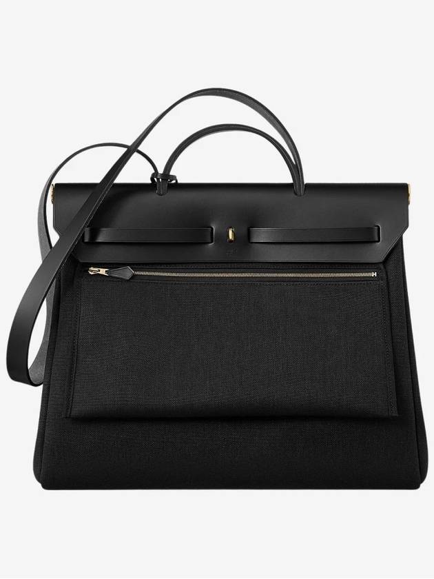 Herbag Zip 39 Tote Bag Noir - HERMES - BALAAN 5