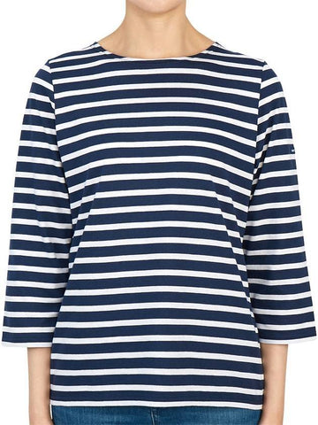 Galathee Striped Sailor Long Sleeve T-Shirt Marine Neju - SAINT JAMES - BALAAN 1